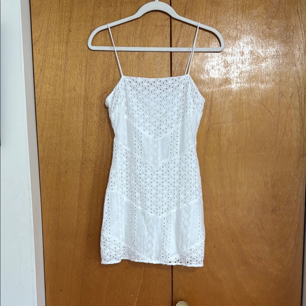 Sabo Skirt Eyelet Mini Dress